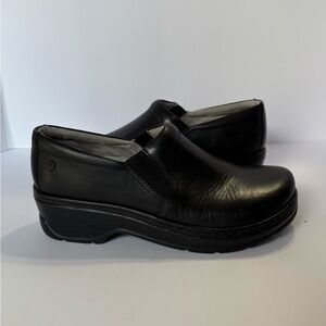 Klogs Black Leather Mules